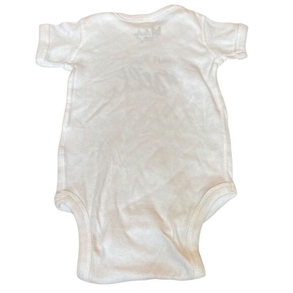 mpompon white 12 months Cache-Couche| Onesie BUT FIRST MILK 100% cotton - Picture 5 of 6